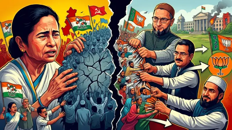 हुमायूं, ओवैसी और नौशाद की 'त्रिमूर्ति' ने डुबोई ममता की लुटिया! बंगाल में पहली बार BJP सरकार
