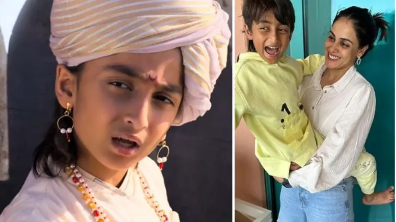 Riteish Deshmukh's 10-year-old son Rahyl makes acting debut as young Shivaji in 'Raja Shivaji'