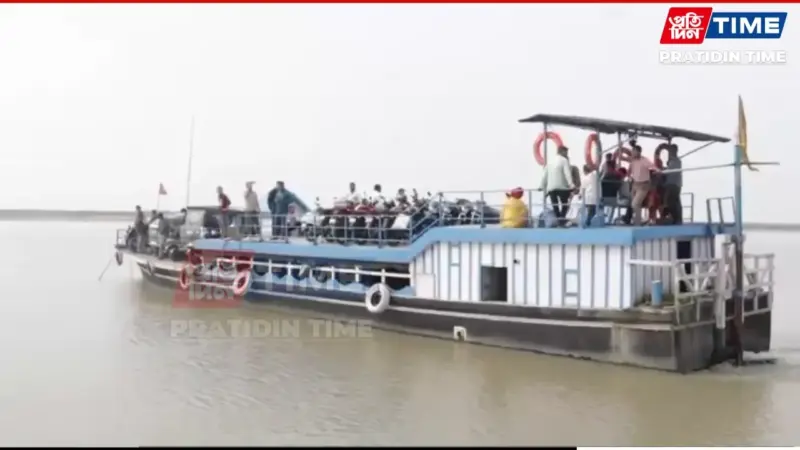 Kamalbari-Neamatighat Ferry Service in Majuli Resumes After 3 Months
