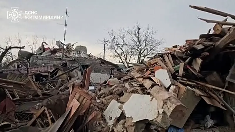 Ukraine's Zhytomyr region reels after missile and drone strike