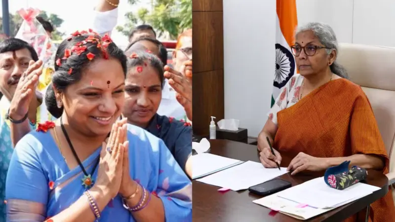 Kavitha urges FM to waive income tax on severance package of fired employees
