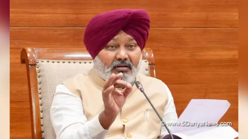 ਵਿੱਤੀ ਸਾਲ 2025-26 ਵਿੱਚ ਪੰਜਾਬ ਦੇ ਸ਼ੁੱਧ ਜੀ.ਐਸ.ਟੀ. ਸੰਗ੍ਰਹਿ ਵਿੱਚ 12.52% ਦਾ ਵਾਧਾ ਦਰਜ : ਹਰਪਾਲ ਸਿੰਘ ਚੀਮਾ