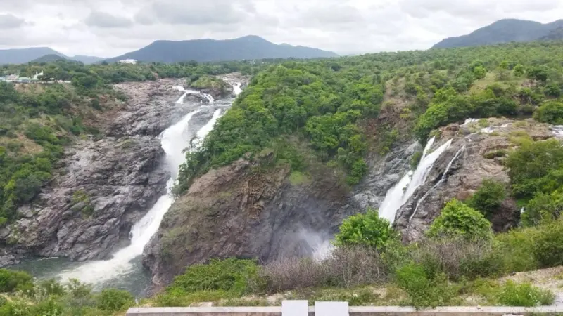 Waterfalls in Cauvery basin in full splendour, attract tourists