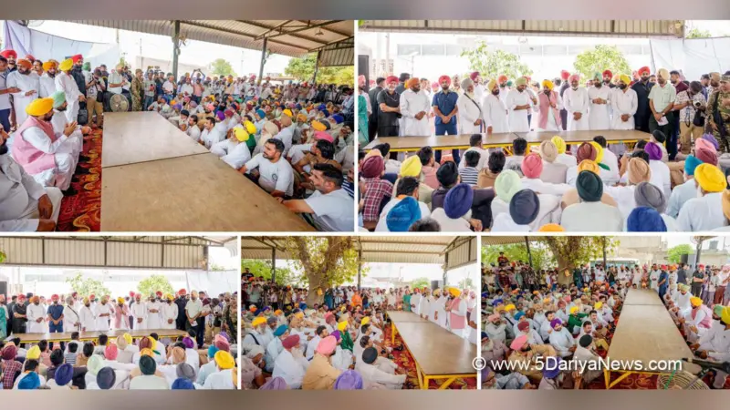 किसानों को सिंचाई के लिए कोई कमी नहीं आएगी, नहरों में दो भाखड़ा नहरों के बराबर पानी छोड़ा जा चुका है : भगवंत सिंह मान