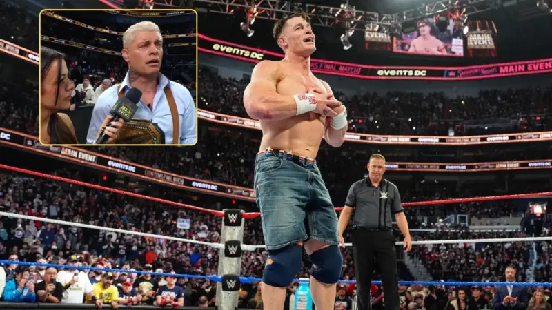 Cody Rhodes Chokes up After John Cena Leaves an Entire Generation of Fans Emotional with WWE Retirement at Saturday Night's Main Event