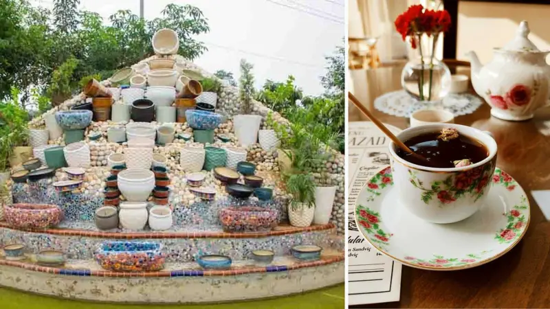 உலகின் பீங்கான் கழிவுகளில் உருவான முதல் பூங்கா!