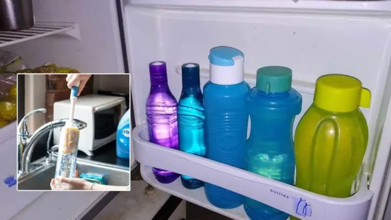 Water Bottle Cleaning Tips: ప్లాస్టిక్ బాటిల్స్‌ ఫ్రిజ్‌లో పెడుతున్నారా..? అయితే ఇది మీ కోసమే..!