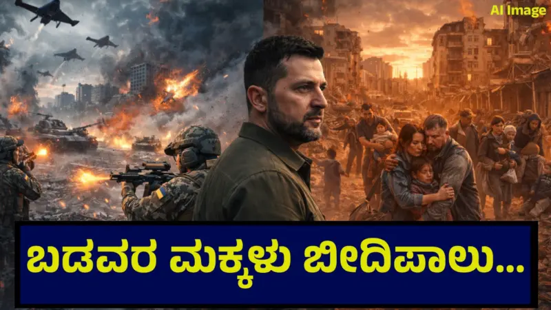 76,00,000 ಕೋಟಿ ರೂಪಾಯಿ ಉಡೀಸ್, ಕಂಡವರ ಮಕ್ಕಳನ್ನು ಬಾವಿಗೆ ತಳ್ಳಿ ಆಟ ನೋಡಿದ ಝೆಲೆನ್ಸ್ಕಿ? Ukraine Conflict