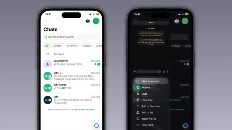 WhatsApp for iOS gets 'Liquid Glass' design: How to enable