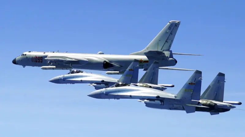 China's Advanced H-6 Bombers Land On Disputed Woody Island In South China Sea
