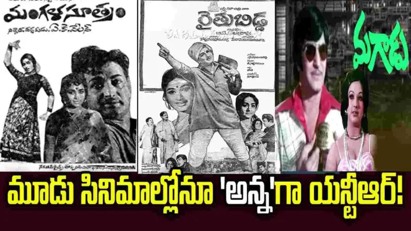 NTR: ఐదేళ్ళ గ్యాప్తో మూడు సినిమాలు... అన్నింటిలోనూ అన్నగానే!