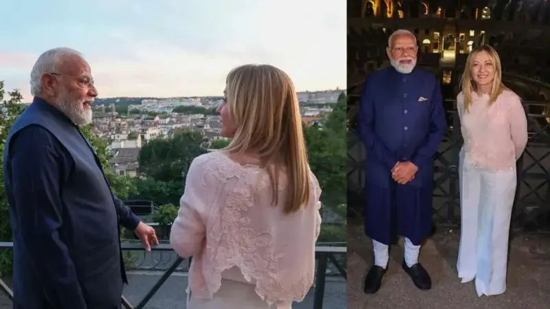 Modi-Meloni: కొలోస్సియంలో మోదీ, మెలోనీ. ఫోటోలు వైరల్