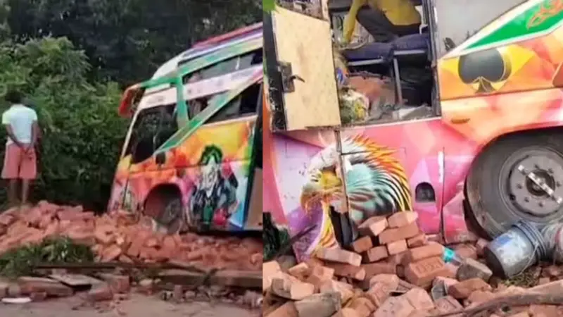 মায়াপুর থেকে ফেরার পথে ভয়াবহ বাস দুর্ঘটনা, আশঙ্কাজনক ২ পুণ্যার্থী