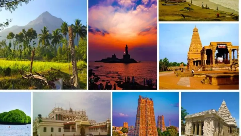 தமிழ்நாட்டின் புகழ்பெற்ற சுற்றுலாத் தலங்கள் என்னென்ன?