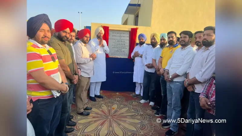 ਰੁਪਿੰਦਰ ਸਿੰਘ ਹੈਪੀ ਨੇ ਪਿੰਡ ਰੈਲੀ ਵਿਖੇ 51 ਲੱਖ ਰੁਪਏ ਲਾਗਤ ਨਾਲ ਬਣੇ ਖੇਡ ਮੈਦਾਨ ਦਾ ਕੀਤਾ ਉਦਘਾਟਨ
