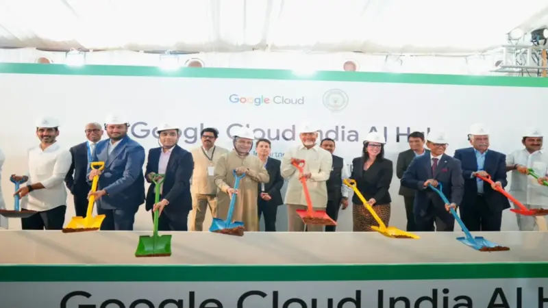 Google breaks ground on AI hub in Visakhapatnam with $15 bn India investment plan
