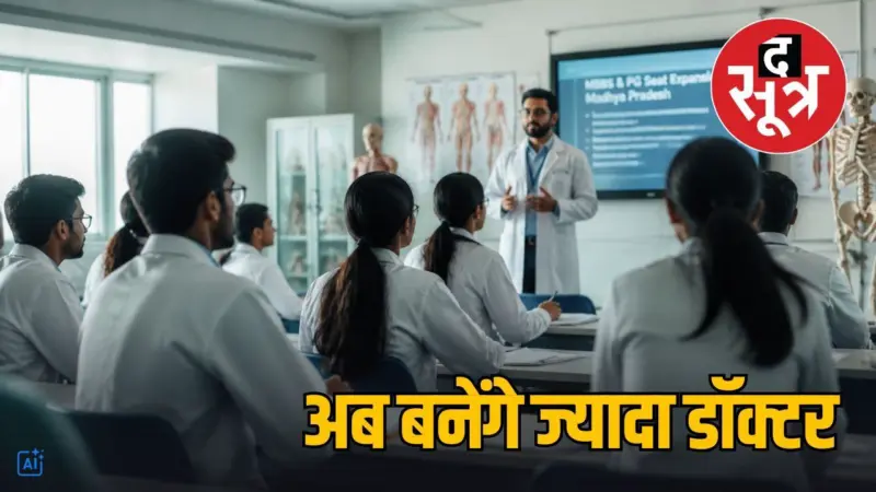 एमपी में डॉक्टरों की कमी होगी दूर,  MBBS और PG की 1700 से ज्यादा सीटें बढ़ाने की तैयारी