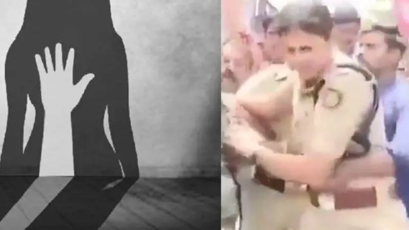 Caught on camera: On-duty female cop 'harassed'; netizens say 'no shortage of perverts.' | Watch viral video