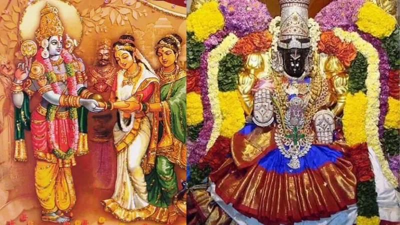 பத்மாவதி தாயாரின் காதல் கதை: அவர் திருமலையானை மணந்தது எப்படி?