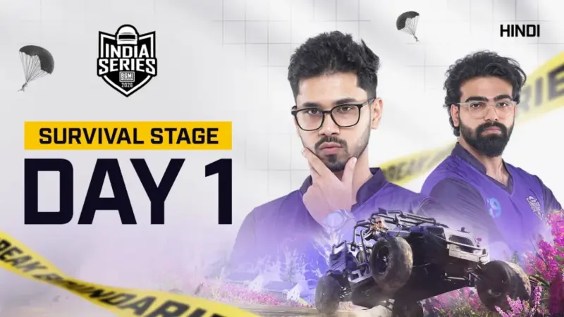 BGIS 2026 Survival Stage Day 1 Points Table Live Updates and More