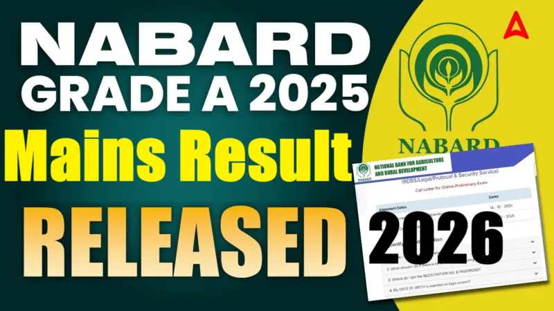 NABARD Assistant Manager Grade-A Final Result 2026
