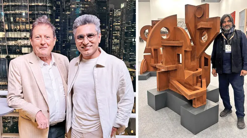 City sculptor set to make a global mark Rakesh Patel's work will be the first by an Indian artist to  be selected for a prestigious sculpture park in France