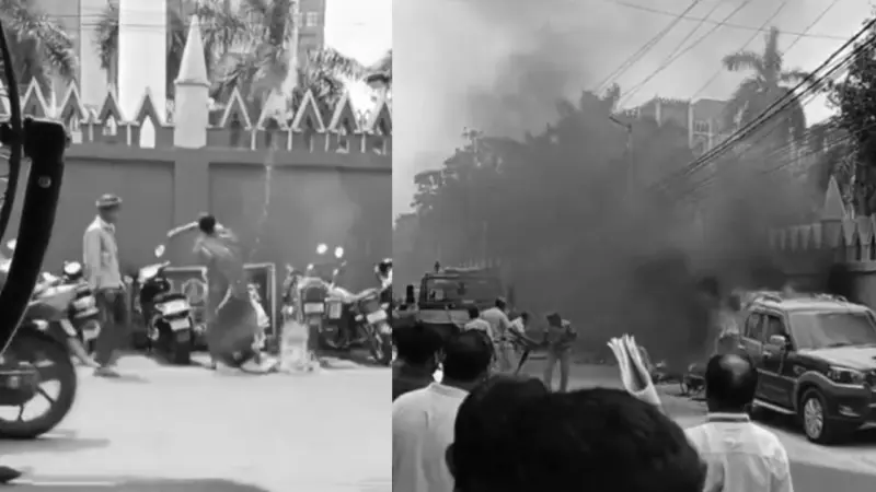 பிரதமர் மோடியின் கவனத்தை ஈர்க்கவே  அப்படிச் செய்தேன்; வாகனங்களைத் தீயிட்டு எரித்த பெண்