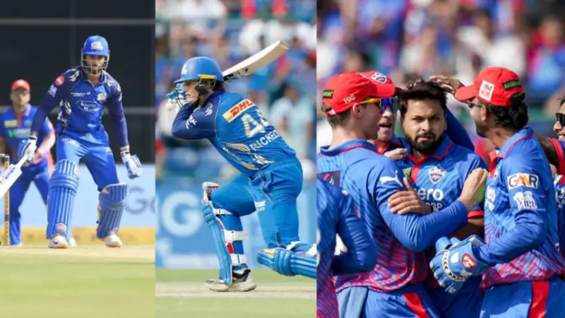 MI vs DC: मुकेश कुमार ने मुंबई इंडियंस को एक ही ओवर में दिए दो बड़े झटके, पलक झपकते उड़ाए रिकल्टन-तिलक के विकेट
