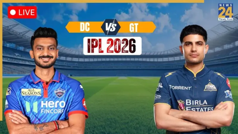 DC vs GT Live Score: After Buttler, Shubman Gill goes BIG! Massive SIX lights up Arun Jaitley stadium