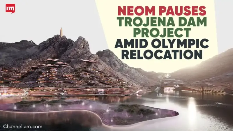 Trojena Lake Construction Paused in Saudi Arabia