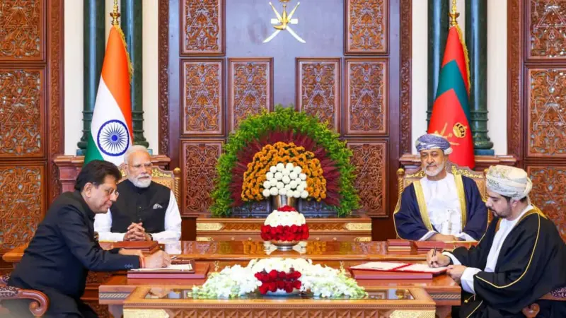 India, Oman sign trade pact for duty-free access to labour-intensive sectors