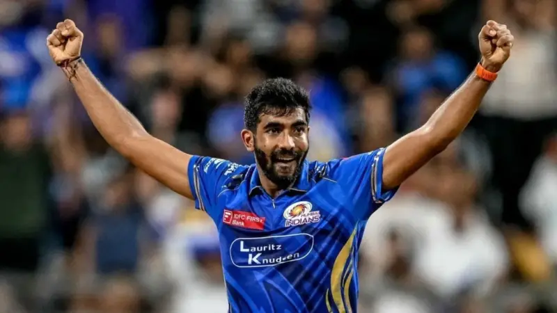 Jasprit Bumrah produces a stunning direct hit to send back Nitish Rana for a duck in DC vs MI clash