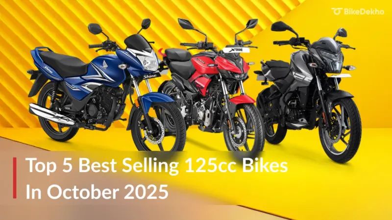 Top 5 Best Selling 125cc Bikes In India: October 2025