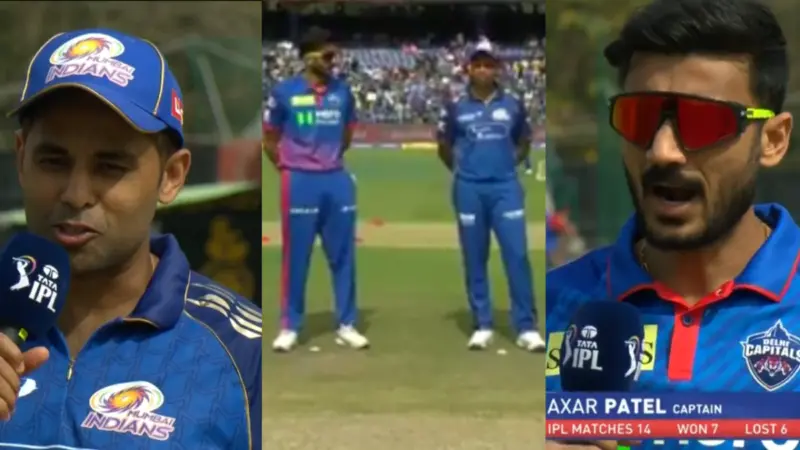 DC vs MI IPL 2026 MATCH 08 TOSS REPORT: টস জিতলো জিতলো, হার্দিক সহ ৩ পরিবর্তন নিয়ে মাঠে নামছে MI পল্টন !!