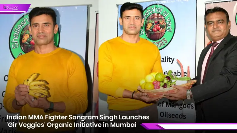 Indian MMA Fighter Sangram Singh Launches 'Gir Veggies' Organic Initiative in Mumbai