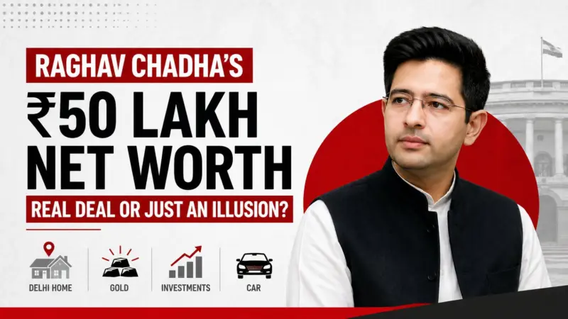 Explained: Is Raghav Chadha’s ₹50 Lakh Net Worth a Real Deal or Just an Illusion?