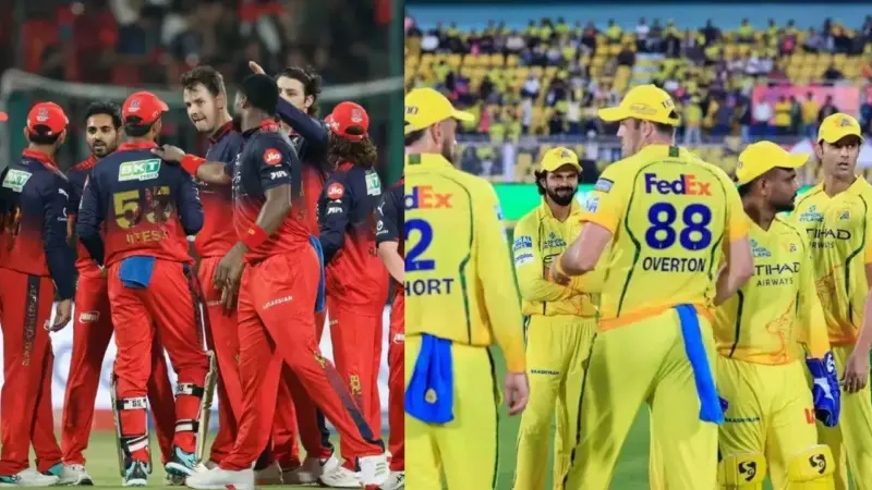 RCB vs CSK Playing XI: Predicted Lineups, Full Team News & Impact Players - IPL 2026 Match 11