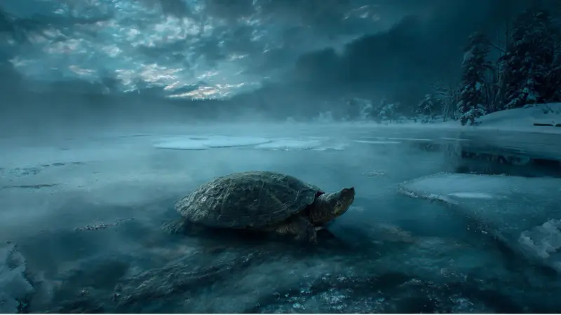 How Turtles Survive Under Frozen Lakes In Winter