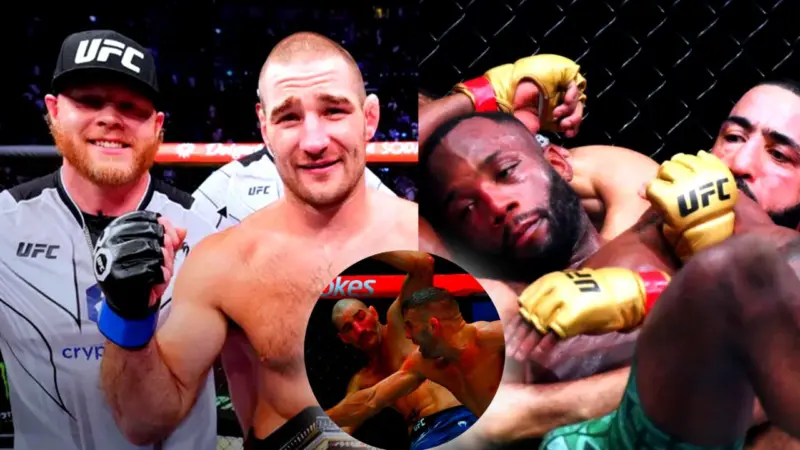 Team Sean Strickland has hilarious reaction to Leon Edwards' coach calling out 'lackluster' effort