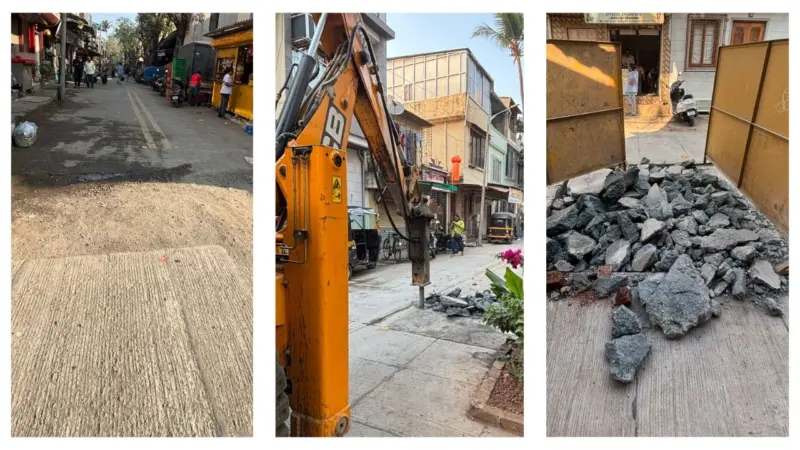 सततच्या 'खुदाई'ने गोराईकर संतापले! कोट्यवधींचा रस्ता पुन्हा खोदला