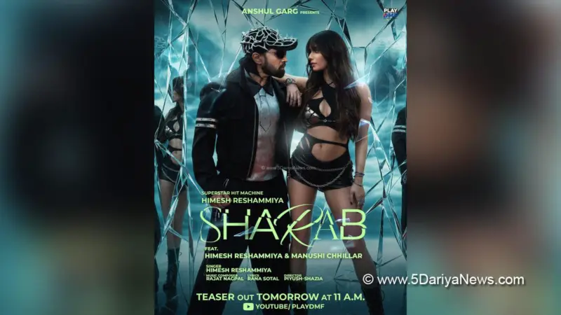 Himesh Reshammiya joins forces with Anshul Garg for his latest track 'Sharaab'