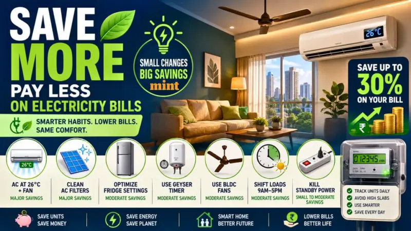 10 tricks to save electricity this summer in Mumbai, I asked ChatGPT: And, AI suggested hacks most people don't know