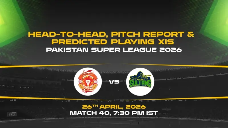 PSL 2026, Match 40: ISU vs MS Head-to-Head, pitch report and predicted playing XIs