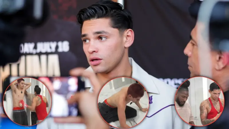 WATCH: Ryan Garcia Panic Calls 911 After Brutal Punch Causes Streamer to Throw Up Blood