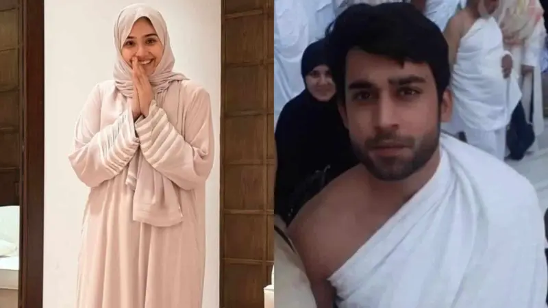 Durefishan Saleem and Bilal Abbas perform Haj, spark nikah rumours