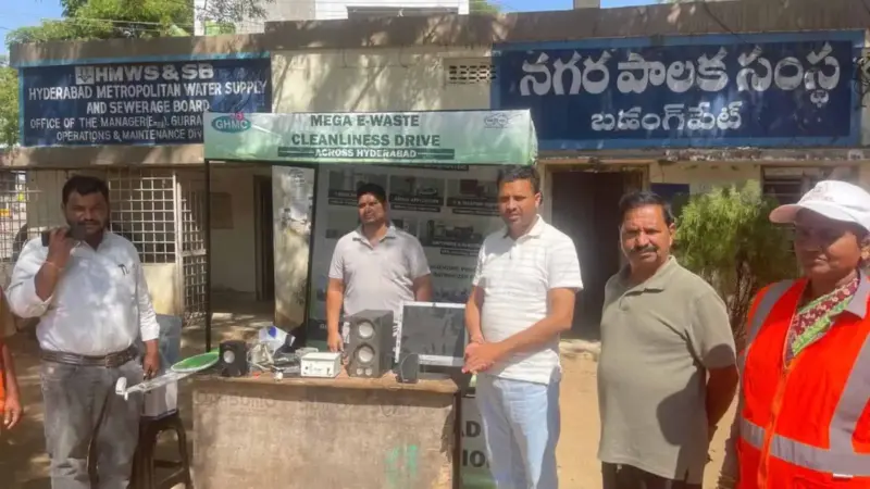 GHMC collects 4 metric tons of e-waste in special drive