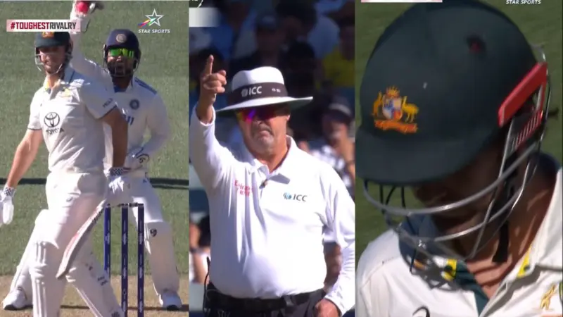 Watch- Mitchell Marsh gives himself out despite No Edge; Ravichandran Ashwin in shock