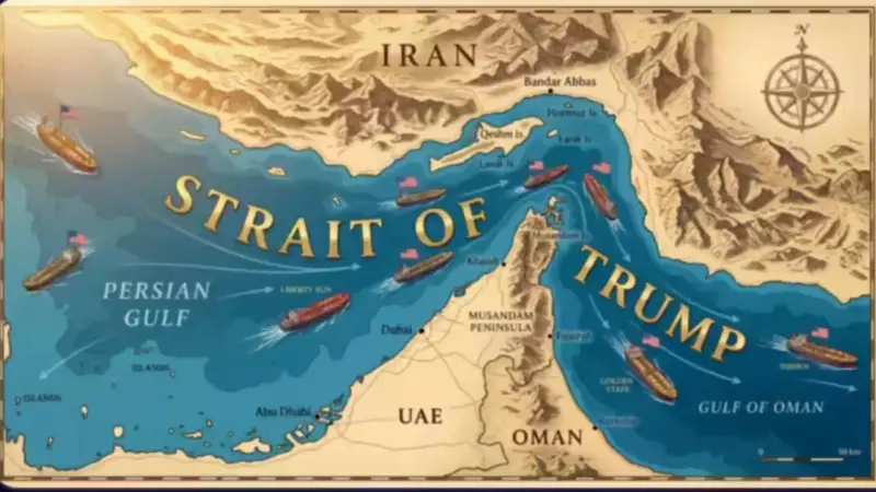 Trump Proposes Renaming Strait of Hormuz Amid Ongoing US Blockade