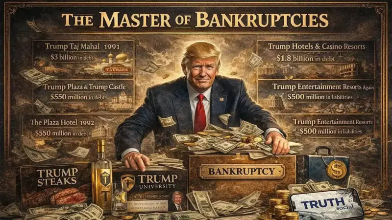 डोनाल्ड ट्रंप: व्यापारिक विफलताओं से राष्ट्रपति पद तक का सफर