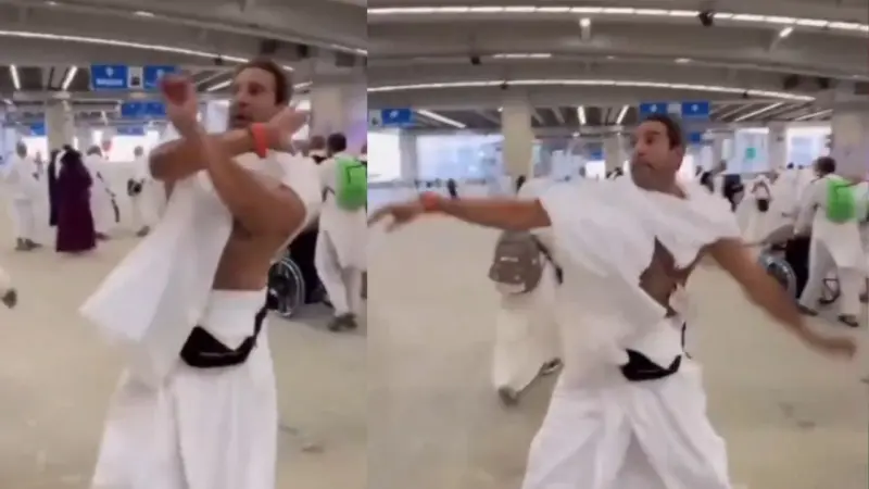 Wasim Akram recreates his iconic bowling action during Hajj Rami Ritual - Watch viral video